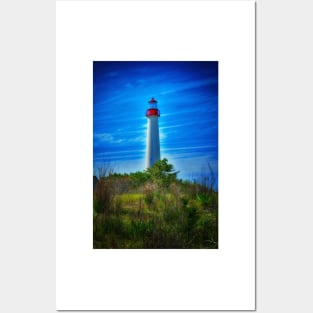 The Lighthouse At Cape May NJ Posters and Art